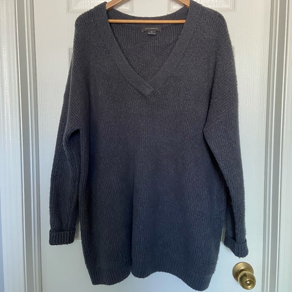 French Connection Oversized V-Neck Sweater - Picture 1 of 7